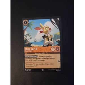 (337) Carte Lorcana Coco Lapin Pirate Indigne 22/204 Chap 6 Nm Fr Pokefantasyy - Neuf