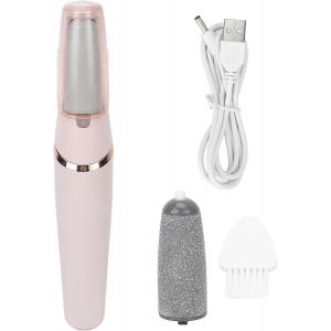 Dissolvant &Eacute;lectrique Pour Callosit&eacute;s, Kit De P&eacute;dicure Avec Dissolvant Pour Callosit&eacute;s, Baguette De P&eacute;dicure Lisse, Rasoir Anti-Callosit&eacute;s Pour Talons Secs Et Fendill&eacute;s, Rose - Neuf