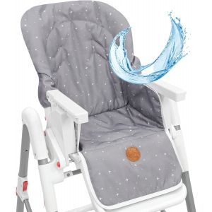 Housse Chaise Haute Bebe - Coussin Assise Pour B&eacute;b&eacute; Confortable Coussins Et Housses Pour Chaises Enfant Avec Un Rev&ecirc;tement Imperm&eacute;able Stable - Neuf