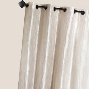 Rideau D'ameublement En Taffetas Froiss&eacute; - Neuf