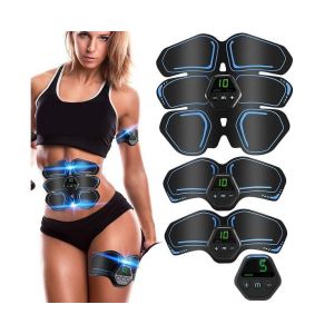 Ceinture Abdominale Ems Sans Fil &iquest; Appareil D'entra&icirc;nement Musculaire Portable Pour Un Renforcement Musculaire Efficace Et Une Combustion Des Graisses, &Eacute;quipement De Fitness Unisexe - Neuf