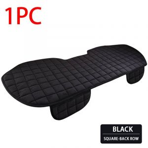 Seametal Housse De Siège De Voiture En Peluche Coussin De Siège De Voiture Ultra-Doux Tapis De Protection De Siège De Voiture Antidérapant Universel Pour Berline Suv Camion Pick-Up.Black Rear 1 Pc. - Neuf