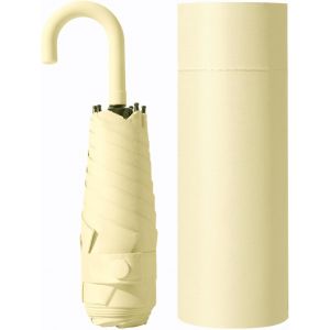 ERSHI-Parapluie de Voyage Pliable Compact et élégant, Protection Contre la Pluie et le Soleil/Protection anti-UV UPF 50 99,9 %/ Vo[790] - Neuf