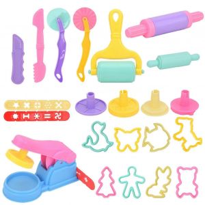 Enfants Couleur Argile Machine B&acirc;ton Animal Moule Pi&egrave;ces Ensemble d'outils - Neuf