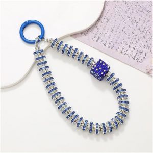 Kal-Chaîne De Téléphone Portable Avec Strass Et Paillettes - Pendentif Bijou Pour Femme - 13# - Neuf