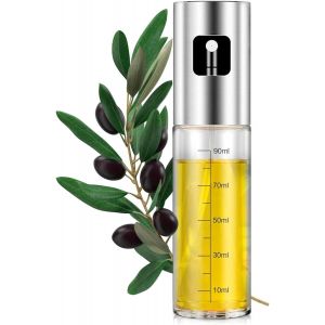 Pulv&eacute;risateur D'huile De Qualit&eacute; Sup&eacute;rieure 100 Ml Pour Cuisine Et Friteuse &Agrave; Air Spray De Cuisine En Verre Anti-Goutte - Neuf