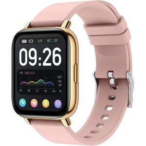 Kalanka-Montre Connect&eacute;e Homme Femme 1.69"" Smartwatch Sport Moniteur De Fr&eacute;quence Cardiaque Sommeil Montre Intelligente Podometre Calories, Etanche Ip68 Partag&eacute; 24 Modes Sport Pour Android Ios - Neuf