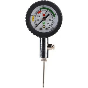 Acdsgd-Manom&egrave;tre &Agrave; Boule, Mini-Jauge De Pression &Agrave; Air, Pression D'air &Agrave; Bille Portable, Pour Ballon De Basket-Ball, Football, Volley-Ball, Ballon De Sport - Neuf