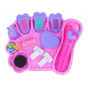 Kit de maquillage lavable pour enfants, accessoires de teinture pour cheveux, ensemble de jouets, cadeaux d'anniversaire - Neuf
