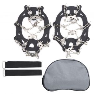 Lot De 2 Crampons Antiderapants A 19 Dents Pour L'alpinisme Et L'escalade - Neuf