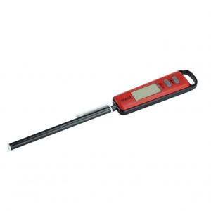 Thermomètre De Cuisine À Lecture Instantanée Avec Longue Sonde De Cuisson Thermomètre À Pâtisserie Numérique Pour Boissons Chaudes Thermomètre De Cuisson Avec Écran Lcd Rétroéclairé - Neuf