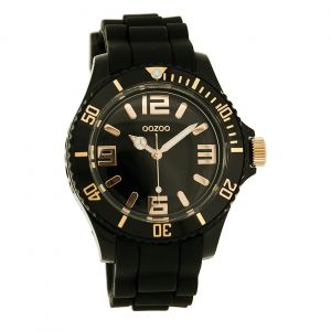Montre Femme Oozoo Montres Analogiques Silicone Noir Uoc4354a - Neuf