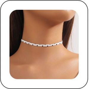 Kal-Collier Ras Du Cou En Cuir Punk Bijoux Pour Femmes - Neuf