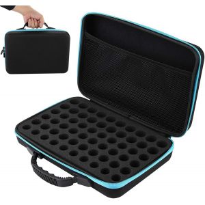 Sac De Rangement Pour Huiles Essentielles - &Eacute;tui Rigide Pour 60 Bouteilles - Avec Fermeture &Eacute;clair - Organisateur Pour Huiles Essentielles Et Accessoires - Neuf
