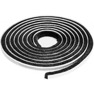 Joint à brosse autocollant 5 m,pour brosse de porte,fenêtre-Coupe-vent et anti-poussière-Noir-7x12 mm-5 m - Neuf