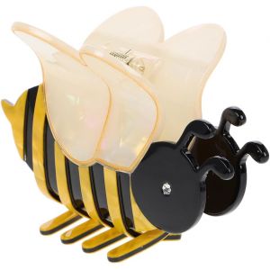Lbgwp60-Pince À Cheveux Playful Bees Griffe Taille Moyenne Pour Femme Thème Animal Accessoire De Cheveux Pour Queue De Cheval Et Tresse - Neuf