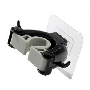 Organisateur mural pour balai et serpilliere, installation facile, design compact, grande capacite de charge, fixation murale, noir - Neuf