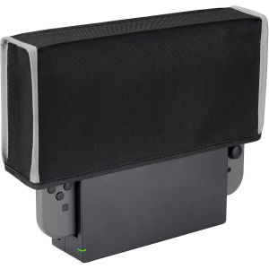 Switch Dustproof Protective Cover for Switch OLED,Protective Dock Case for Nintendo Switch,Anti-Scratch Waterproof Cover for Switch & Switch OLED-Black & Light Grey Trim - Neuf