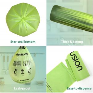 Lot De 40 Sacs Poubelle Compostables De 30 L Pour D&eacute;chets Alimentaires, Poubelle &Agrave; P&eacute;dale De 30 L, 23 L - Neuf