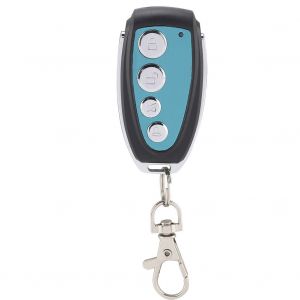 HJLIAN Telecommande sans fil 4 touches 6 V 433 MHz, noire, 50-100 m - Neuf