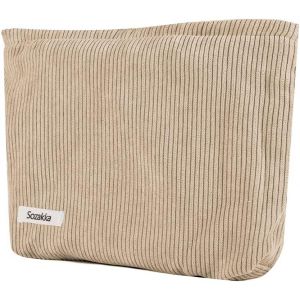 KALANKA-Petite Pochette Maquillage Trousse de Maquillage Tissu Sac à Cosmétiques à Glissière Sacs à Main Portables pour Femmes Trousse de Toilette Voyage Imperméable pour Port Quotidien,Stockage-Abri - Neuf