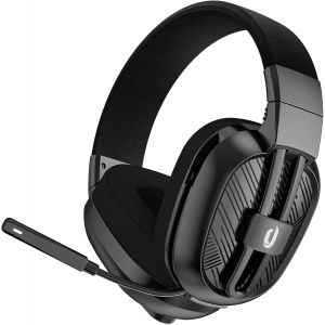 Casque Gaming Sans Fil Pour Pc Ps5 Ps4 Mac, 2.4g/Bt Wireless Casque Gamer, 50hr Batterie, Microphone Anti-Bruit Pour Ordinateur Portable,Noir - Neuf