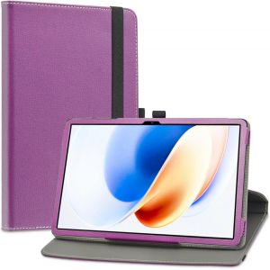 Pour Doogee T30e,Slim Pu Cuir Etui Et Pliable Stand Folio Coque Couverture Pour Doogee T30e/Doogee Tab A9+/Doogee Tab A9 Pro+/Umidigi G9 Tab Tablette 11 Pouces,Violet - Neuf