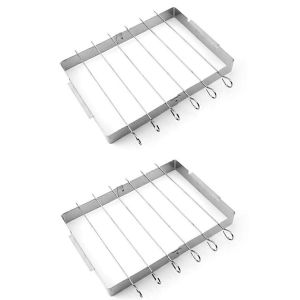 Outils de barbecue portables d'extérieur,brochettes,pics à barbecue - Neuf