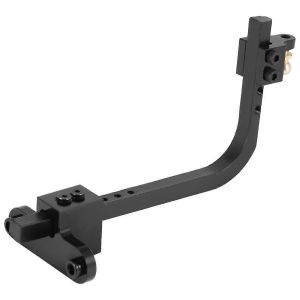 Attelage de crochet de remorque de remorque de remorquage r&eacute;glable en m&eacute;tal noir pour D90 1/10 RC Crawler Car Truck Upgrade Parts - Neuf