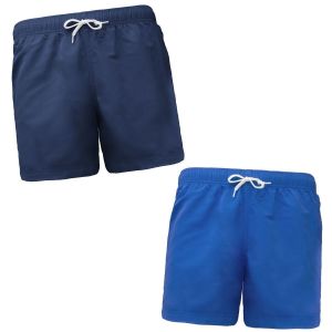 Lot 2 Shorts De Bain Pour Homme - Bleu Marine Et Aqua - Neuf