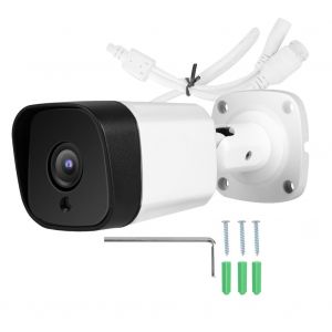 Camera IP exterieure POE de securite IP66 etanche, capteur CMOS 1/2,7 po, videosurveillance - Neuf