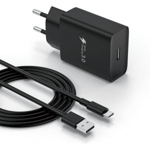 KALANKA-Chargeur type C charge rapide pour Xiaomi Redmi 14C 13C Note 14 13 12 Pro/11 9/11 9 Pro/9T/9S/8 8T 7 10S, Mi Note 10 Lite, Mi A2 A3/10T Lite/10T Pro/11T, chargeur rapide avec c&acirc;ble de 2 m (No - Neuf