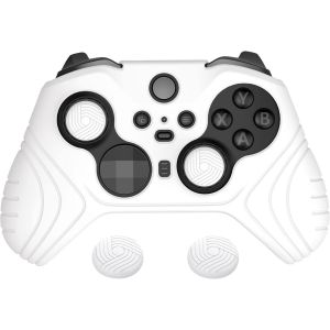 Pour Xbox Elite Series 2 Accessoires Coque Protection Pour Xbox Elite 2 Manette Housse Silicone Controller Cover Skin Avec Capuchon Joystick-Blanc,Édition Samouraï - Neuf