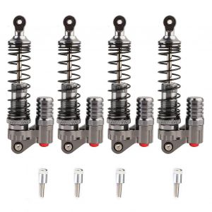 4 Pcs CNC Usinage Amortisseur En Aluminium pour Axial / SCX10 / D90 / RC Crawler Car - Neuf