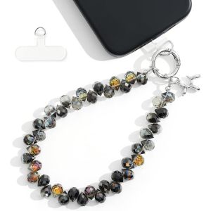 Tianyi-Cordon De T&eacute;l&eacute;phone Et Dragonne Avec Languette D'attache S&eacute;curis&eacute;e, Breloque Chien Ballon En Gel&eacute;e, Mains Libres Pour Femme, Cadeau De Saint-Valentin/D'anniversaire (Bo&icirc;te Haut De Gamme Inclus - Neuf