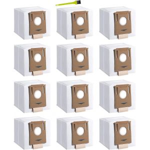 KAL-12Pcs Sacs À Poussière Pour Ecovacs Deebot N8/N8 Pro/N8 Pro Plus/N8 Pro Care, Ozmo T8/T8/Ozmo T8+, T9/T9+/T9 Aivi, Yeedi Vac 2 Pro/Vac Max/Vac Hybrid/Yeedi Vac Station, Sacs À Poussière De Rechan - Neuf