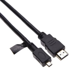 Micro HDMI vers HDMI C&acirc;ble Adaptateur Cordon Convertisseur Compatible avec connecter Panasonic Lumix DMC DMC- HC GH4 FZ1000 FZ300 FZ330 GF7 GF7K GH4A GH4H TZ61 TZ70 TZ71 TZ80 TZ81 TZ100 TZ101 TZ37 3m - Neuf