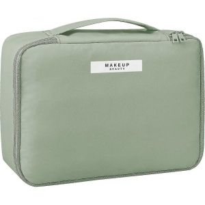 Trousse de maquillage Pocmimut Trousse &agrave; cosm&eacute;tiques pour femmes Trousse de maquillage de voyage cosm&eacute;tique Grande trousse de toilette de voyage pour filles Trousse de maquillage Sacs &agrave; pinceaux Trous - Neuf