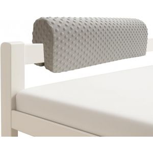 Protection De Bordure De Lit Pour Tout-Petits-Coussin De Garde-Corps Pour Lit Enfant-Anti-Collision|Hauteur Augmentée|Prévention Des Chutes-Sécurité Renforcée (Gris,70cm) - Neuf