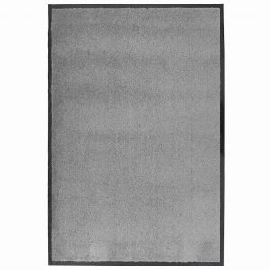 Paillasson Gris 60 X 90 Cm Antid&eacute;rapant Facile &Agrave; Nettoyer Ext&eacute;rieur Int&eacute;rieur En Pp Gris Helloshop26 02_0058181 - Neuf