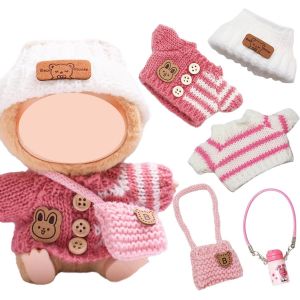 KALANKA-Lot de 5 vêtements pour poupée - 17 cm - Accessoires avec Bonnet, Pull, Sac à Dos et Bouilloire (sans poupée) - Neuf