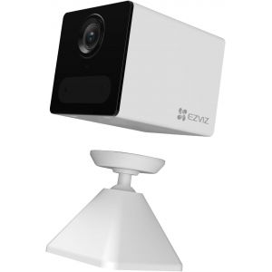 Cb2 1080P Caméra Surveillance Wifi Interieur Sans Fil Sur Batterie 2000Mah, Caméra Bébé Wifi 2.4Ghz, Détection De Personne, 5M Vision Nocturne, Audio Bidirectionnel, Type C, Magnetic Mount Noir - Neuf