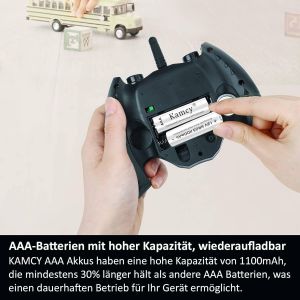 Piles Rechargeables AAA 1100mAh, 1,2V Ni-MH Accu LR03 Rechargeables, Batteries Grande Capacité, 1200-1500 Cycles Batterie AAA, AAA Rechargeable,Faible Auto-décharge (Lot de 12) - Neuf