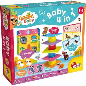 KAL-La Ferme 4 En 1 - Coffret &Eacute;ducatif - Carotina Baby - Puzzle Et Associations - Neuf
