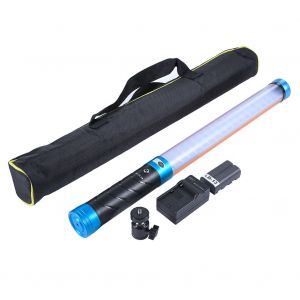 NiceFoto Lampe de poche a LED bicolore a intensite variable 10 niveaux, IRC 95+ - Neuf