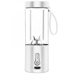 Mixeur portable pour smoothies et milkshakes, mini mixeur 530 ml avec batterie rechargeable Type-C et 6 lames, mixeur à fruits 4000 mAh, presse-agrumes personnel - Neuf