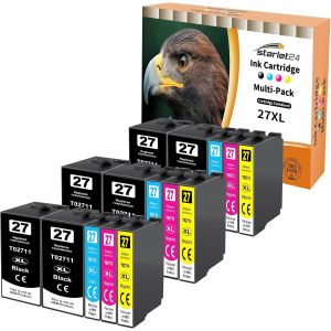 Lot De 15 Cartouches D'Encre 27Xl Compatibles Avec Epson 27 Xl Pour Workforce Wf-3620Dwf Wf-3640Dtwf Wf-7110Dtw Wf-7210Dtw Wf-7610Dw Wf-7620Dtwf Wf-7710Dwf Wf-7720Dtwf Wf-7715Dwf[ENC942900] - Neuf