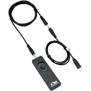 JJC UR-232F Câble de déclenchement d'obturateur télécommande pour Sony a1,A7 IV,A7S III,ZV-1 A9 A7 II III A7R II III IV A7S II A6500 A6400 A6300 A5100 RX10 II III RX100M6 Sony RM-SPR1 Replace(Q386) - Neuf