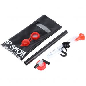 HJLIAN Sac de douche solaire 20 L avec buse pour la randonnee et le camping - Neuf