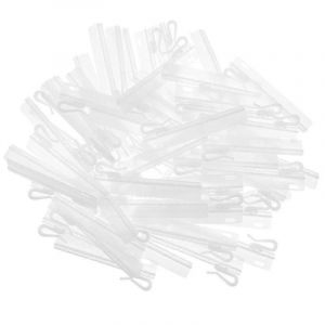 50pcs Crochet de tringle à rideau en plastique Rideau réglable Ruban Clip Crochet Crochet Crochet Suspendu - Neuf